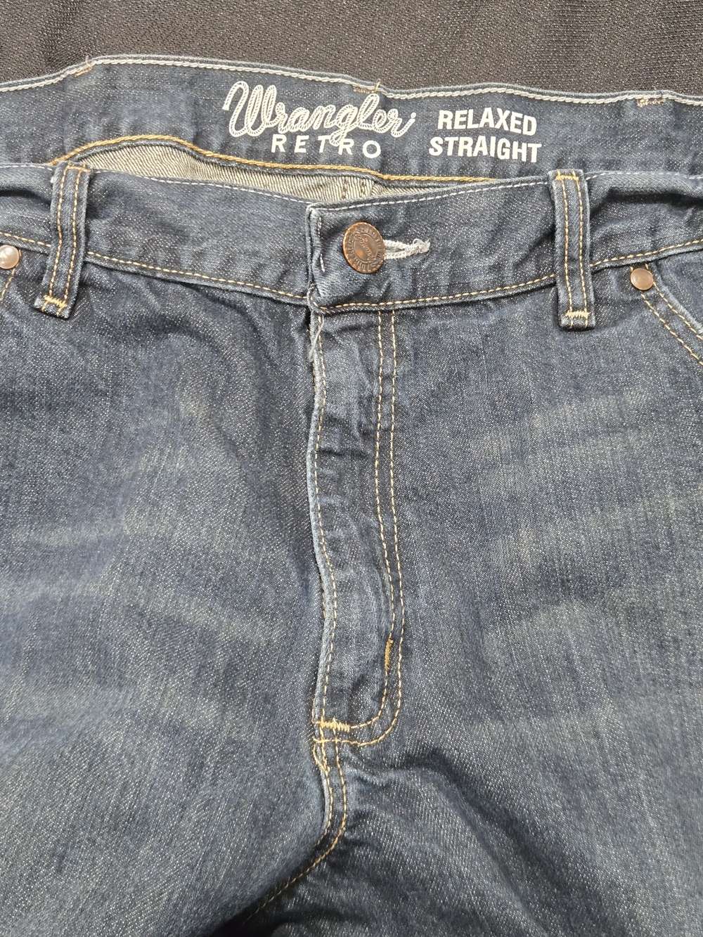 Wrangler Retro Relaxed Straight Men’s Jeans - Blue